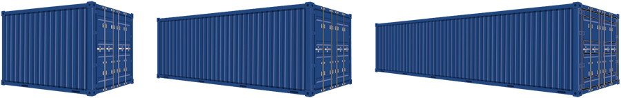 10' 20' 40' containers
